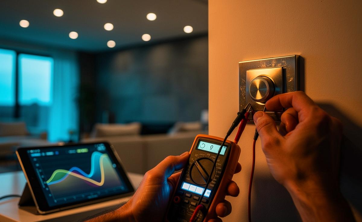 Ein Elektriker erklärt, warum er LED-Lampen nur mit passendem Dimmer verwendet und welche Folgen falsche haben.