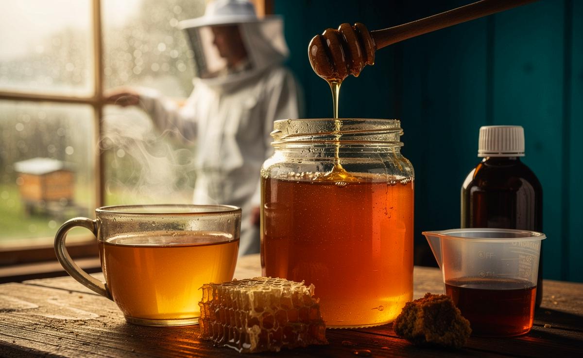 Ein Imker erklärt, warum heimischer Honig bei Erkältung wirksamer sein kann als Sirups.