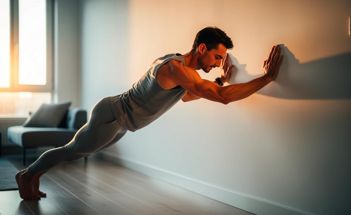 Laut Fitnesstrainern stärkt diese Wandübung die Rumpfmuskulatur dauerhaft und ohne Geräte.