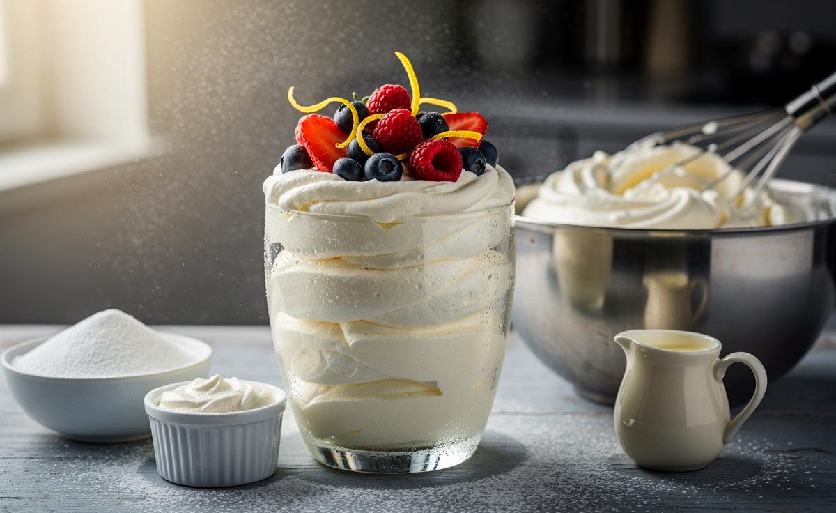 Nur drei Zutaten: Das einfachste Rezept für eine lockere Quarkcreme ohne Handmixer.